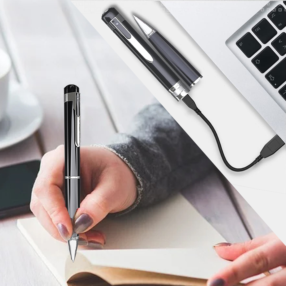 1080P Mini Hidden Spy Pen Camera - Portable Pocket Video Recorder